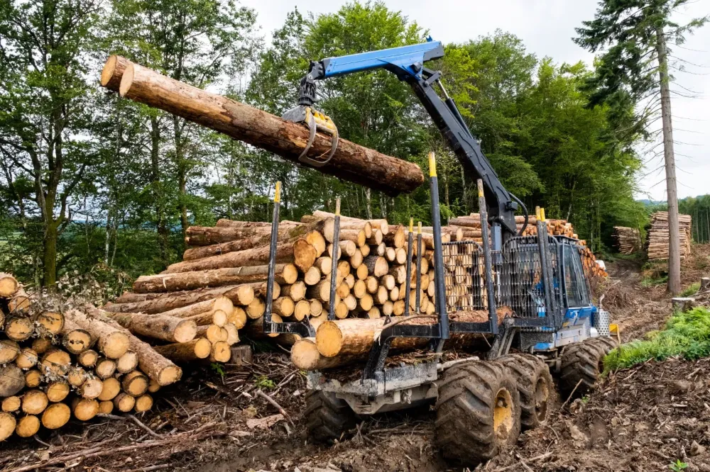 Débardage forestier